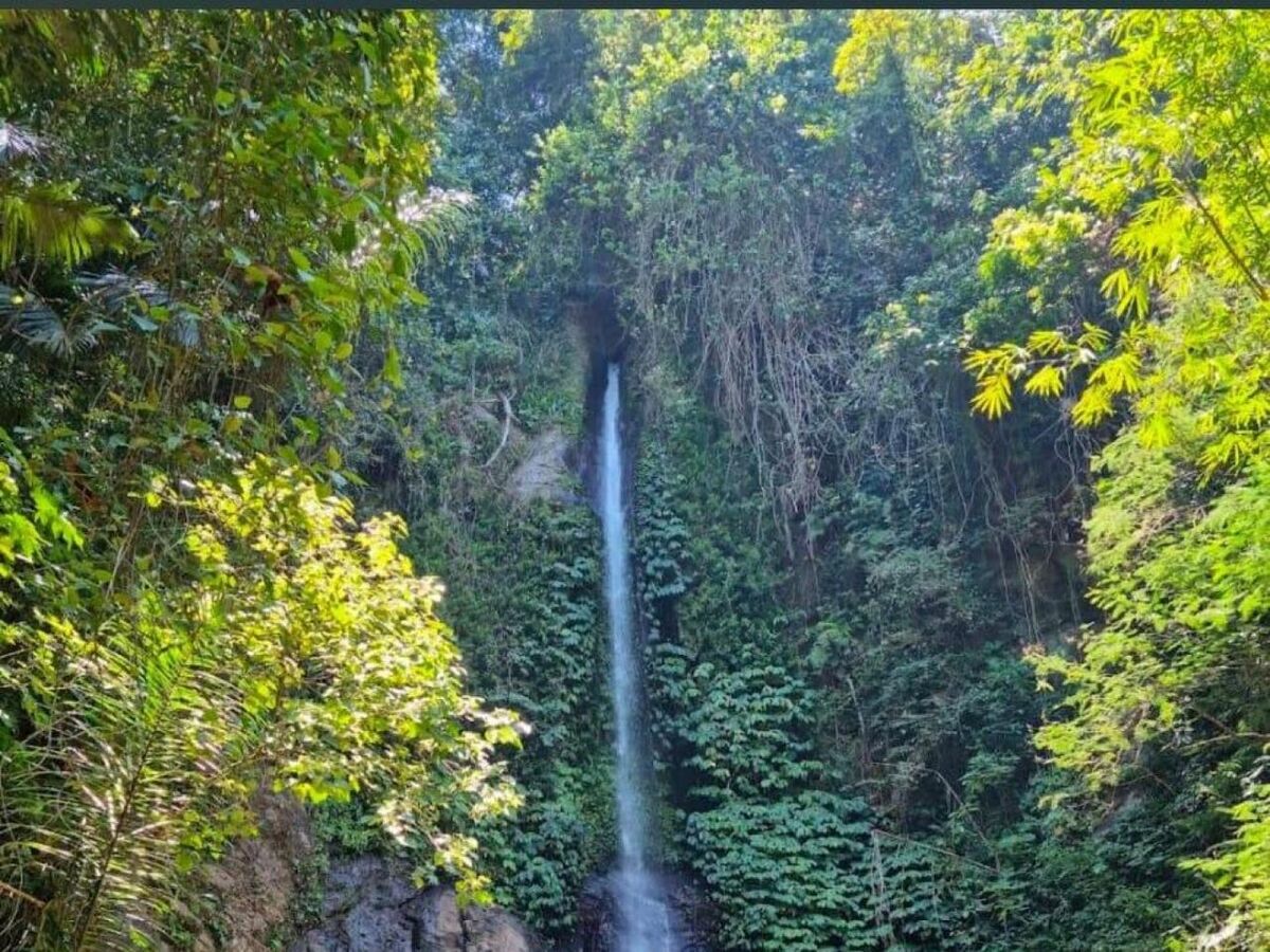 Jagasatru Waterfall, Karangasem: Donation, Melukat, Route