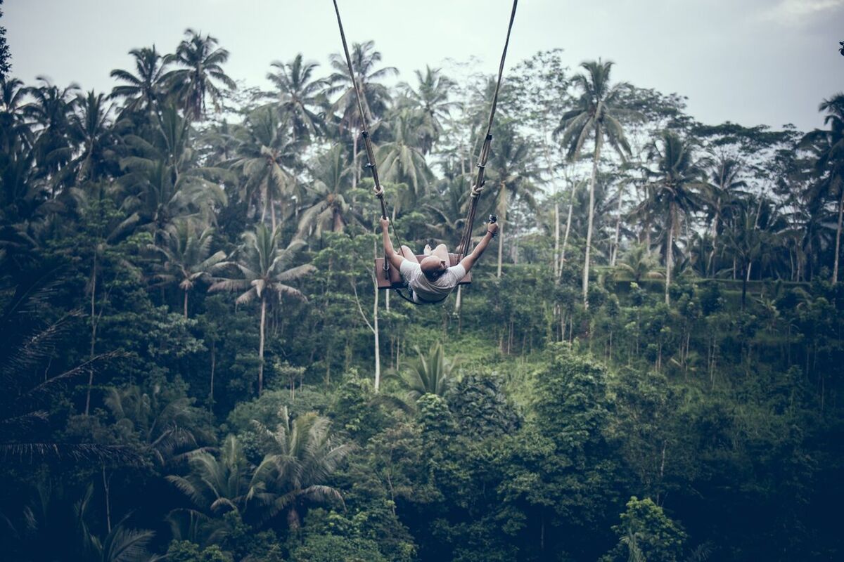 Aloha Ubud Swing, Tegallalang: Giant Swings Above Rice Terraces and Coffee Gardens