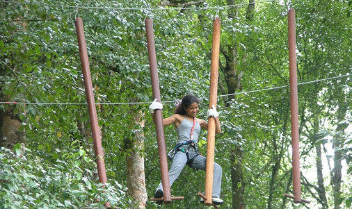 Bali Treetop Adventure Park: Uji Nyali di Ketinggian Hutan Pinus Bedugul