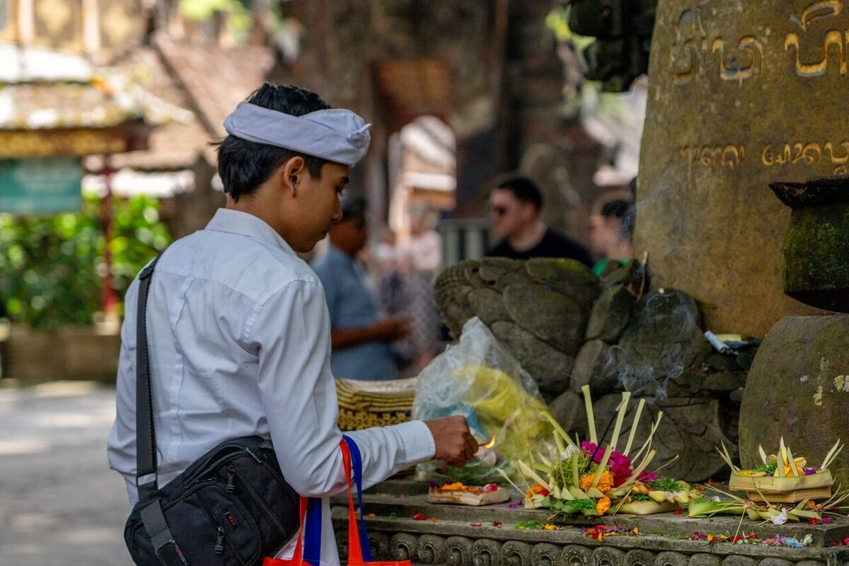 Is It OK to Step on Canang Offerings on Bali Streets?