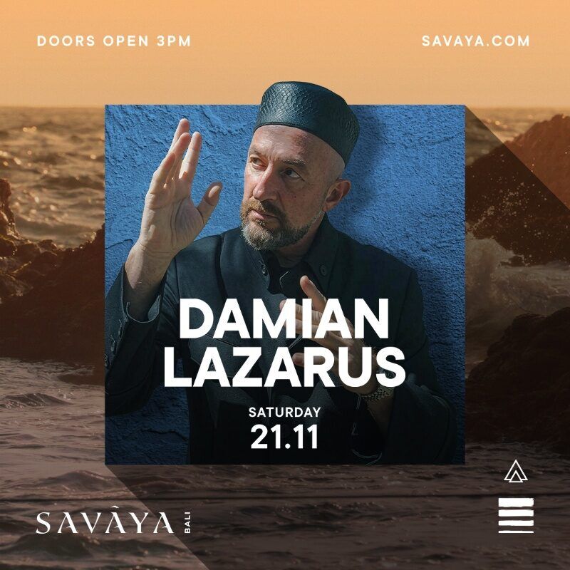 Damian Lazarus बाली में नवंबर 2026: टिकट, समय, प्रवेश नियम