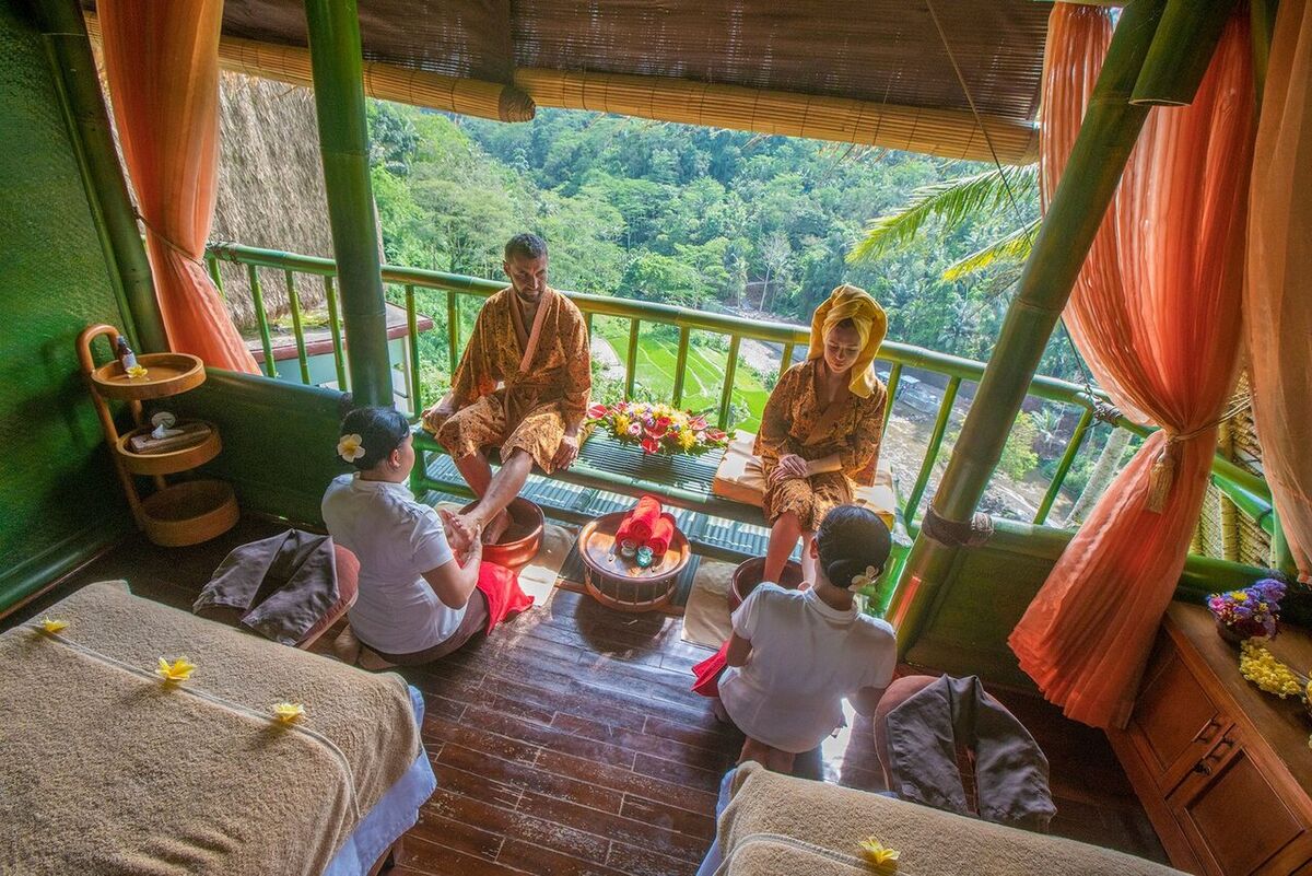 Mango Tree Spa, Kedewatan: A Bamboo Treatment Pavilion Above Ubud's Ayung Valley