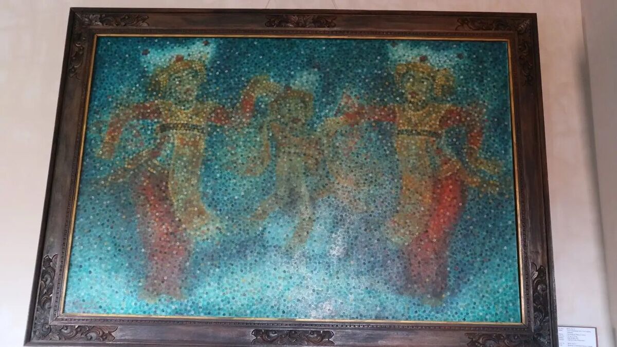 Museum Sidik Jari Denpasar: Paintings Made With Fingertips