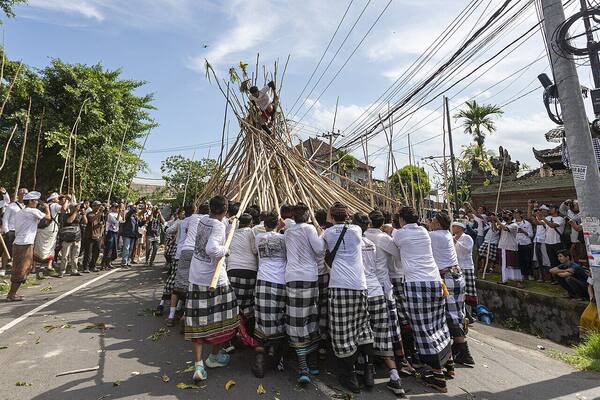 Ngrebeg Mekotek Desa Munggu: Ritual Kuningan Paling Langka di Badung