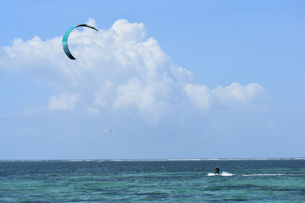 Mertasari Beach, Sanur: Kitesurfing, a Calm Lagoon and a Shady Park