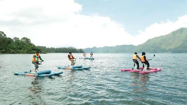 Rute ke Batur Aqua Ride Kedisan dari Ubud, Jam demi Jam