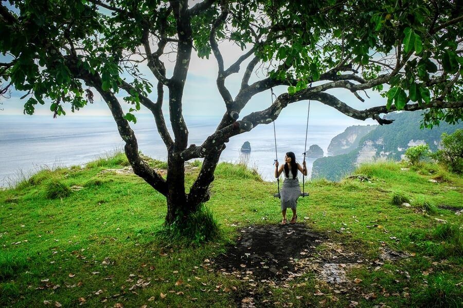 Saren Cliff Point, Nusa Penida: A Free, Quiet Cliff Swing