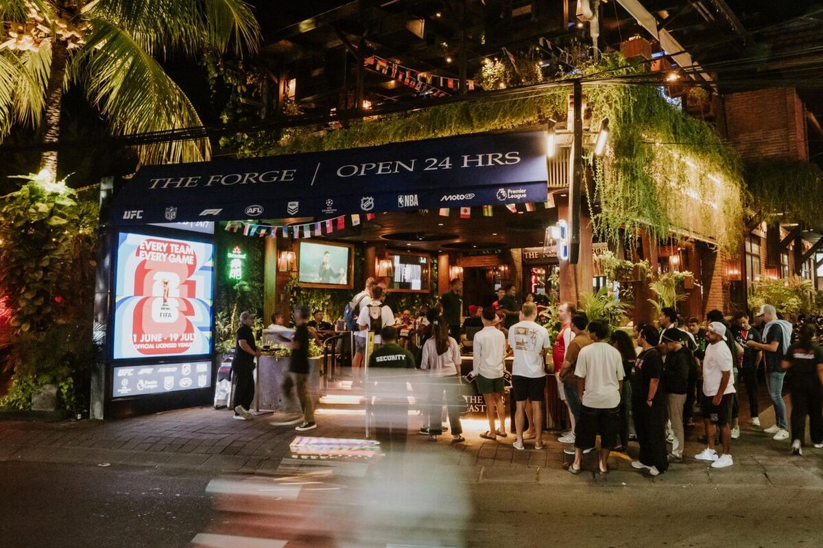 The Forge Seminyak: Match Nights, Free Flow and Table Deposits