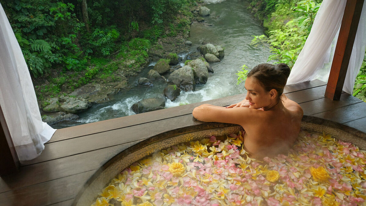 Spa at Maya: Riverside Spa Pavilions Above the Petanu River, Maya Ubud