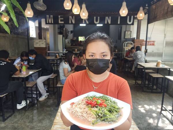 Warung Men Runtu Sanur: Rujak in Fish Broth and Seaweed for IDR 15k